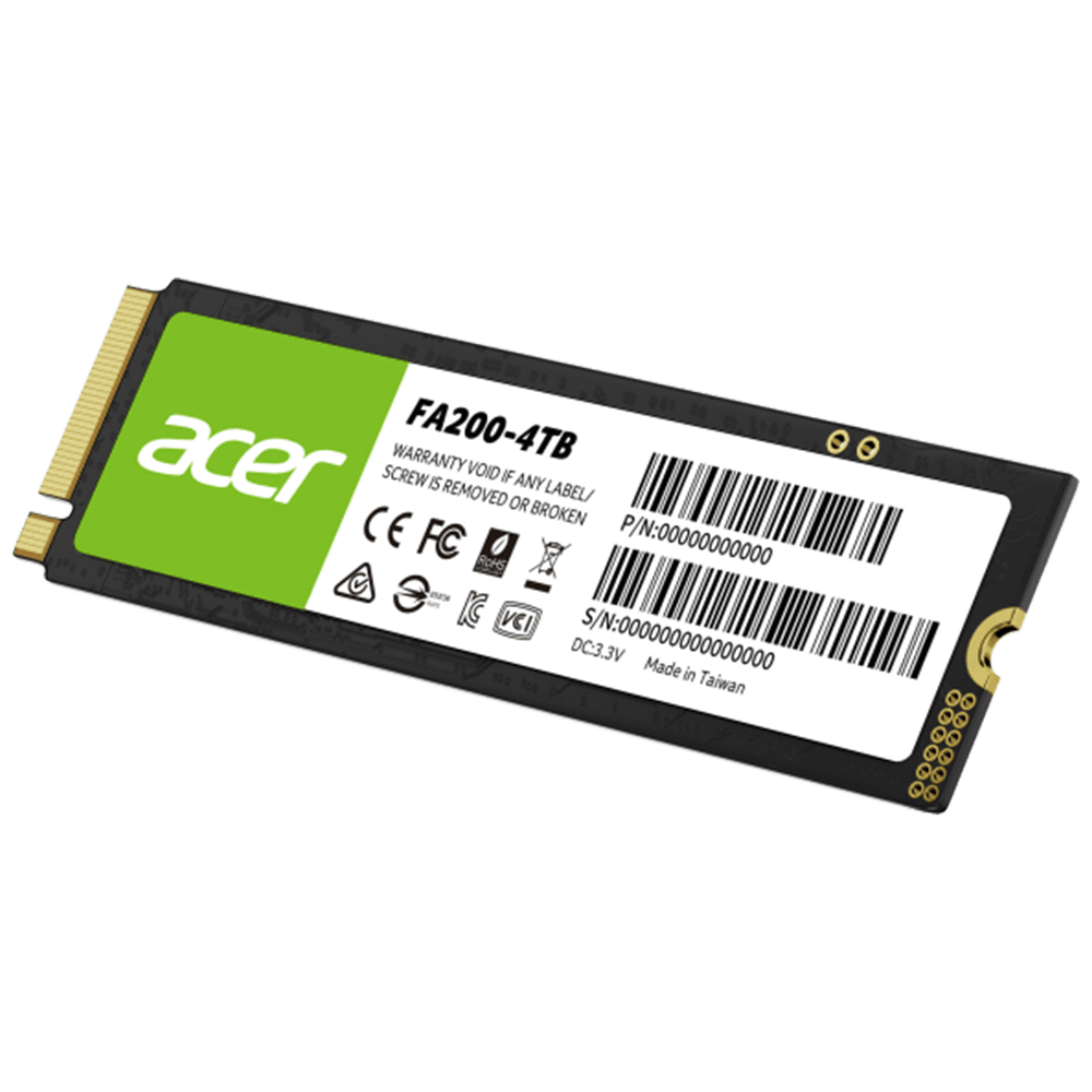 Acer FA200 NVMe Gen4 7100mbps 4TB