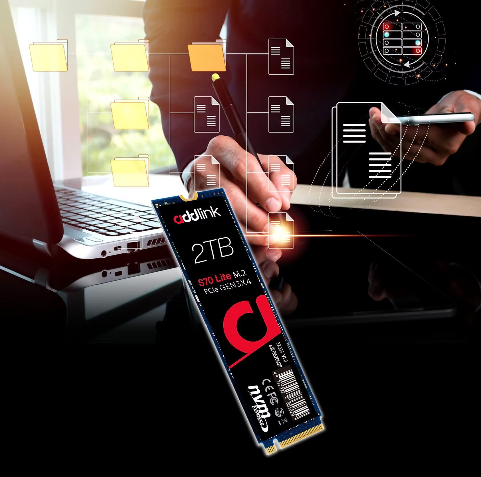 addlink S70 Lite NVMe Gen3 3000mbps 512GB