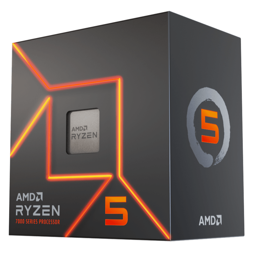 AMD Ryzen 5 7600 (6 Cores 12 Threads @ 5.1GHz Turbo) CPU AMD 