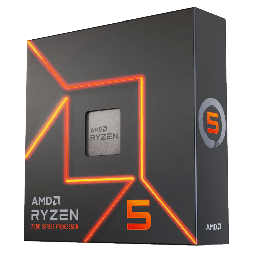 AMD Ryzen 5 7600X (6 Cores 12 Threads @ 5.3GHz Turbo, AM5) CPU AMD 