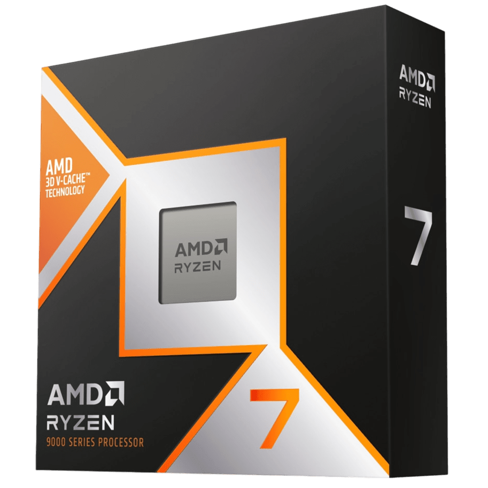 AMD Ryzen 7 9800X3D (8 Cores 16 Threads @ 5.2GHz Turbo, AM5) CPU AMD 
