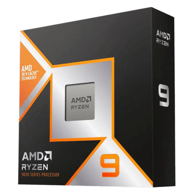 AMD Ryzen 9 9950X3D (16 Cores 32 Threads @ 5.7 GHz Turbo, AM5) CPU AMD 