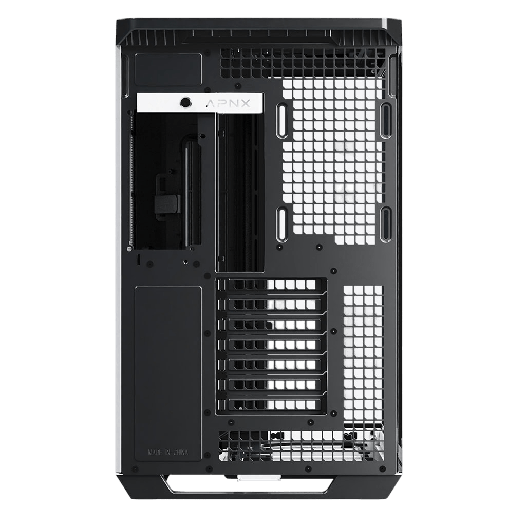 APNX V1 Black & White ATX Chassis (45° Angular Intake Design) Chassis APNX 