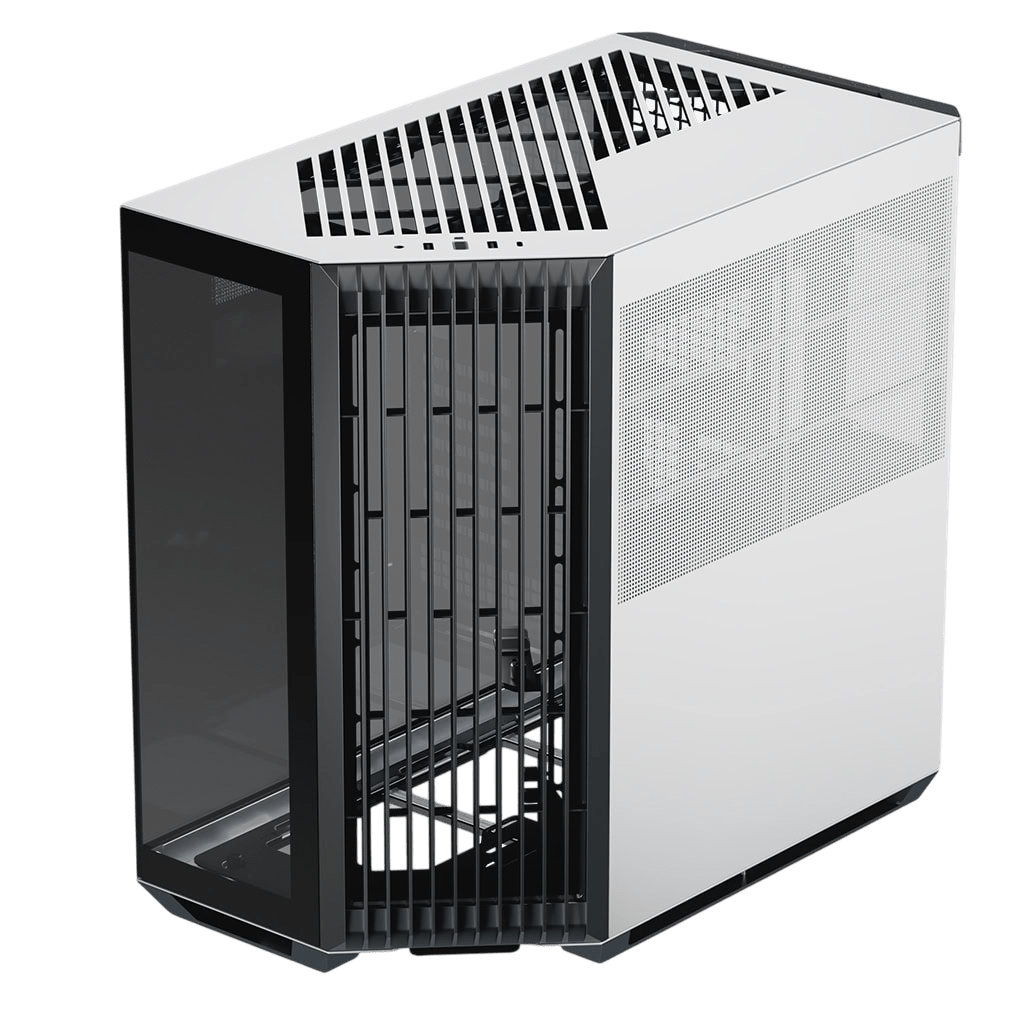 APNX V1 Black & White ATX Chassis (45° Angular Intake Design) Chassis APNX 