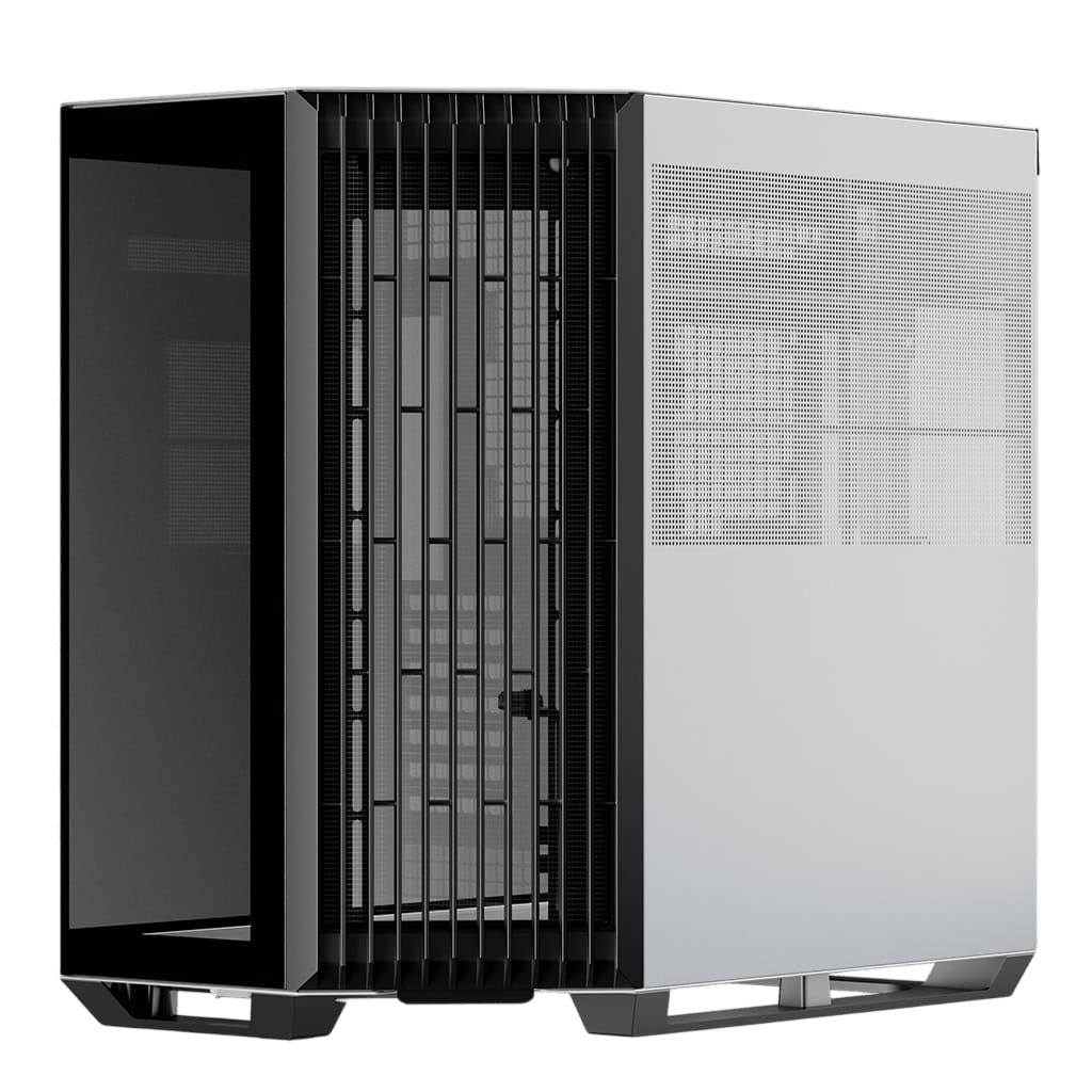 APNX V1 Black & White ATX Chassis (45° Angular Intake Design) Chassis APNX 