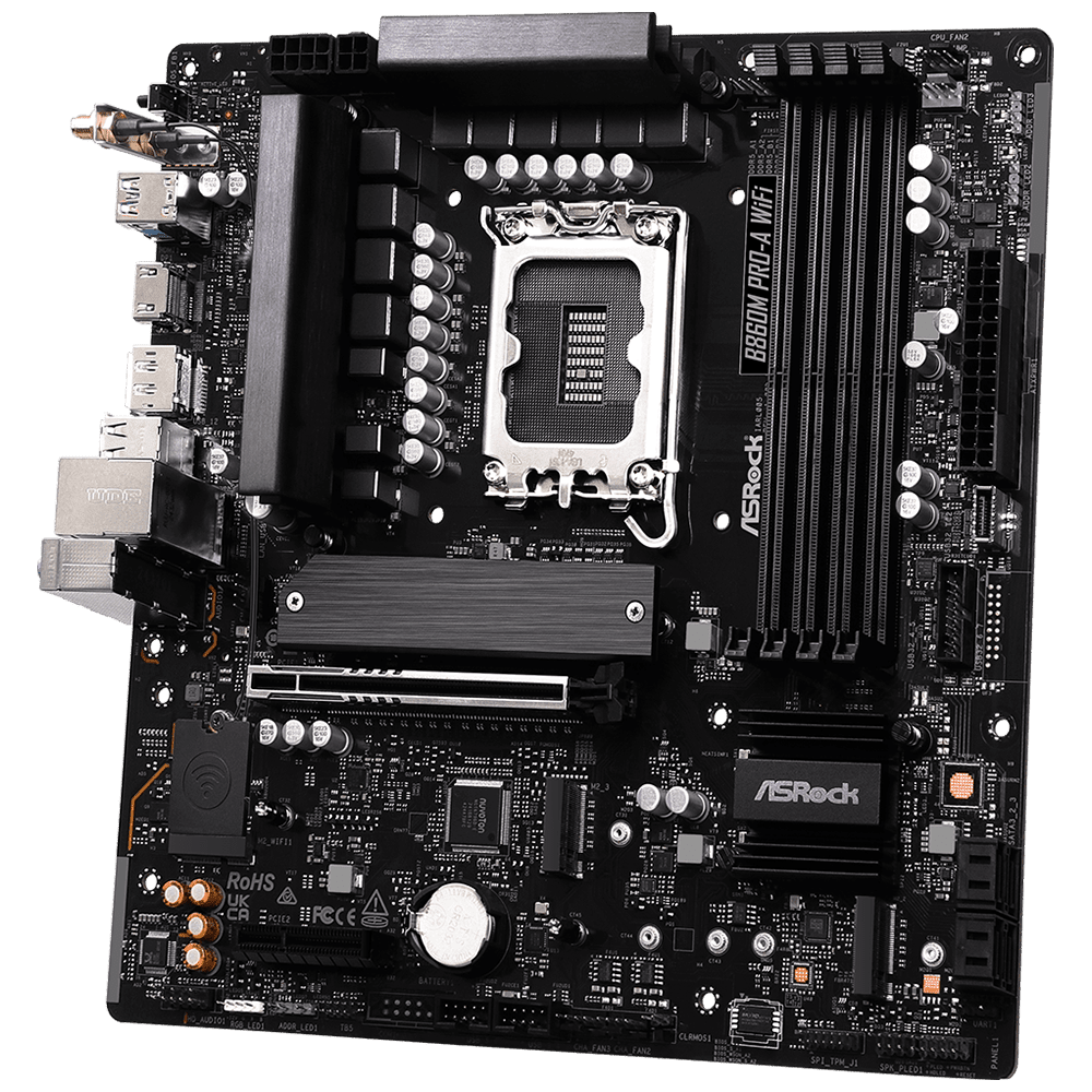 ASROCK B860M PRO-A WiFi D5 (LGA 1851, Micro-ATX) Mainboard ASRock 