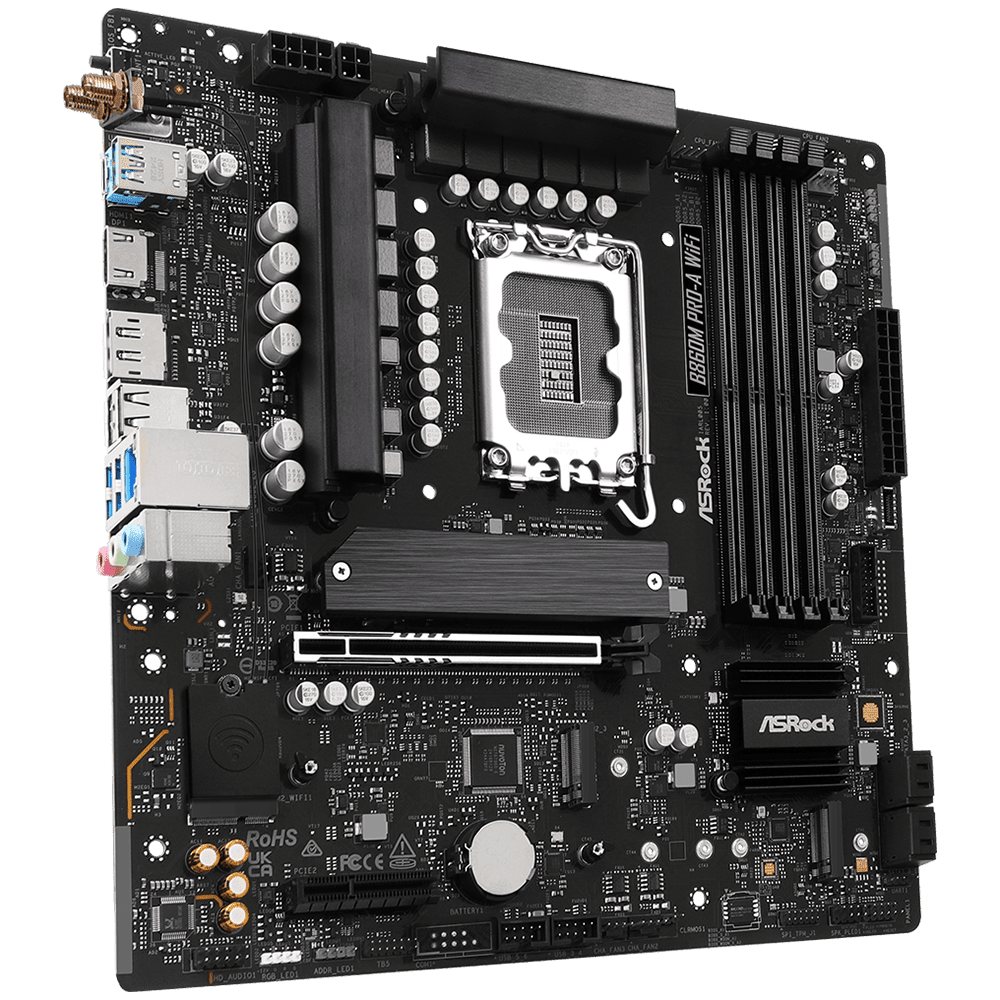 ASROCK B860M PRO-A WiFi D5 (LGA 1851, Micro-ATX) Mainboard ASRock 