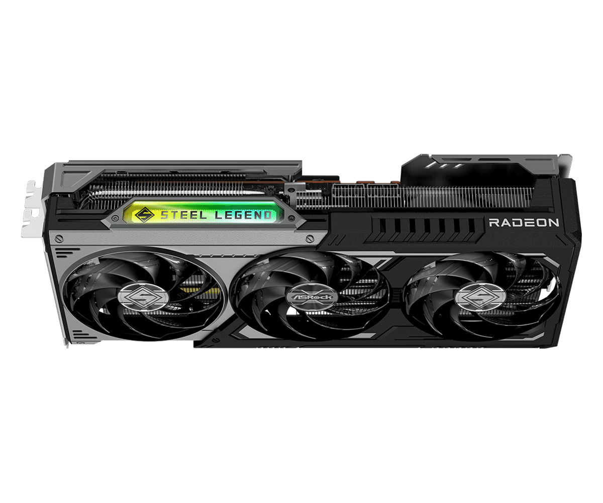 ASRock RX 9070 XT Steel Legend Dark 16GB GPU ASRock 