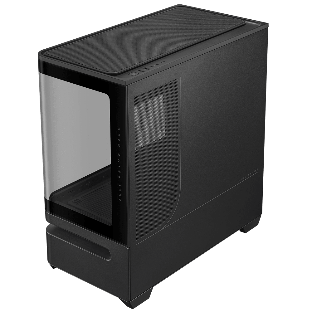 ASUS Prime AP202 ARGB 3F (Micro-ATX, Top 360mm Radiator, Curved Glass, ARGB Slot Vent) Chassis ASUS 