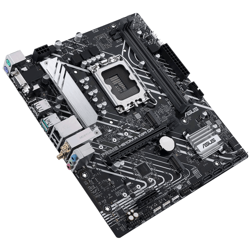 ASUS PRIME H610M-A WiFi D4 (LGA 1700, ARGB, Micro-ATX) Mainboard ASUS 
