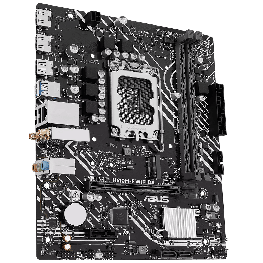 ASUS PRIME H610M-F WIFI D4 (LGA 1700, Micro-ATX) Mainboard ASUS 