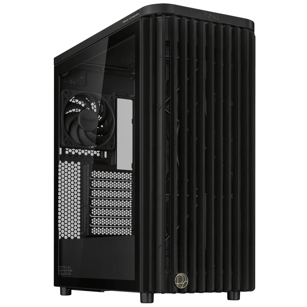 ASUS ProArt PA401 Ash Wood 3F (Compact ATX, Top 240mm Radiator) Chassis ASUS 