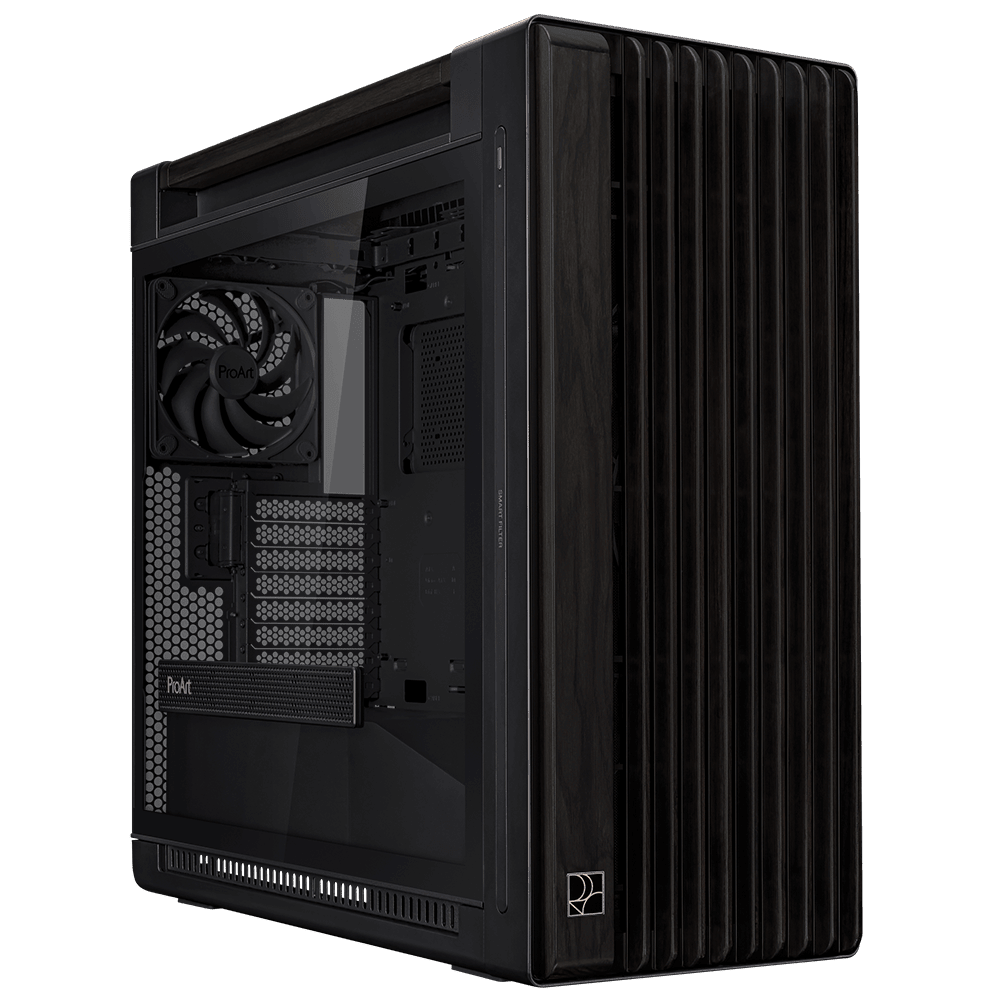 ASUS ProArt PA602 Ash Wood 3F (E-ATX, Top 420mm Radiator) Chassis ASUS 