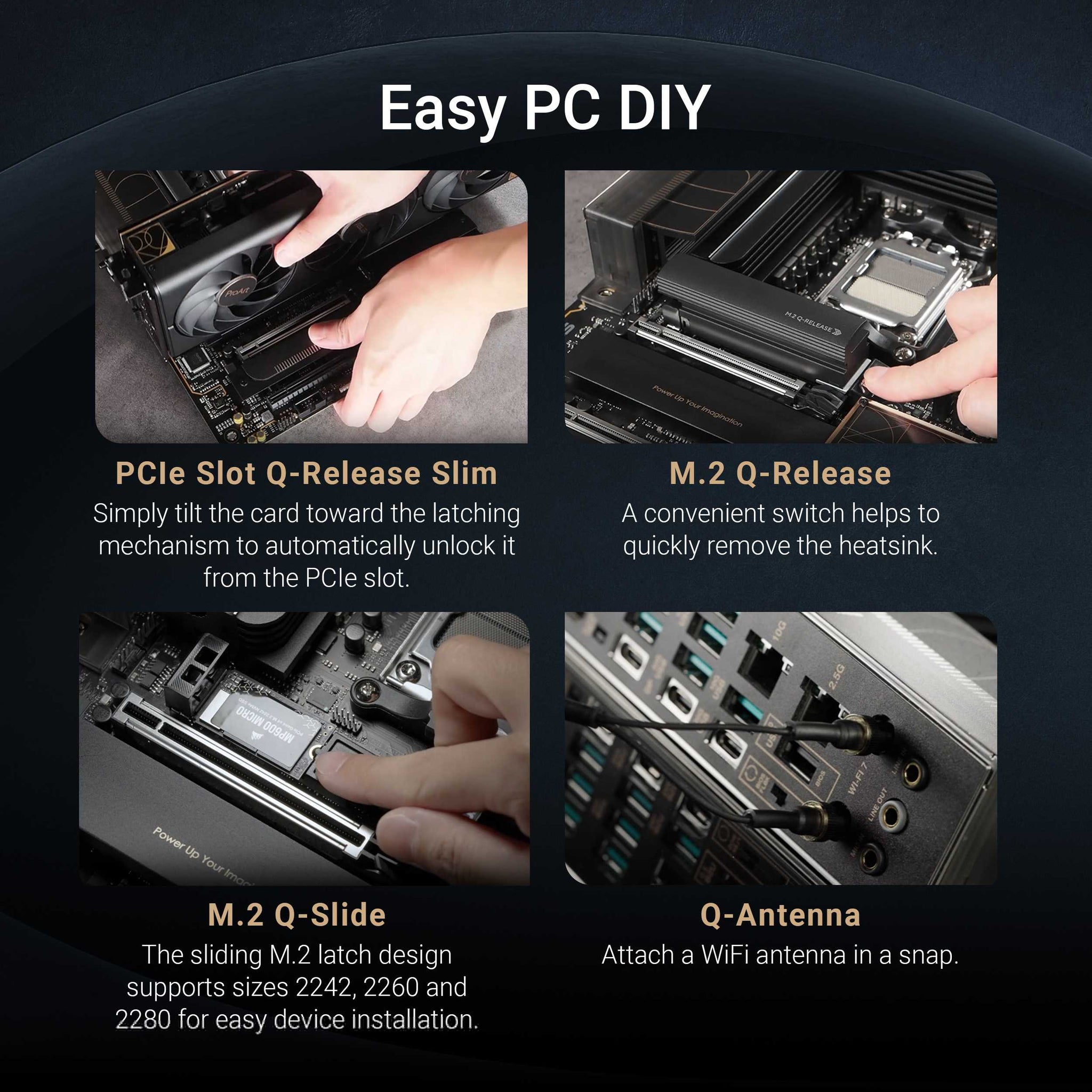 ASUS ProArt X870E Creator WiFi D5 (AM5, ATX) Mainboard ASUS 