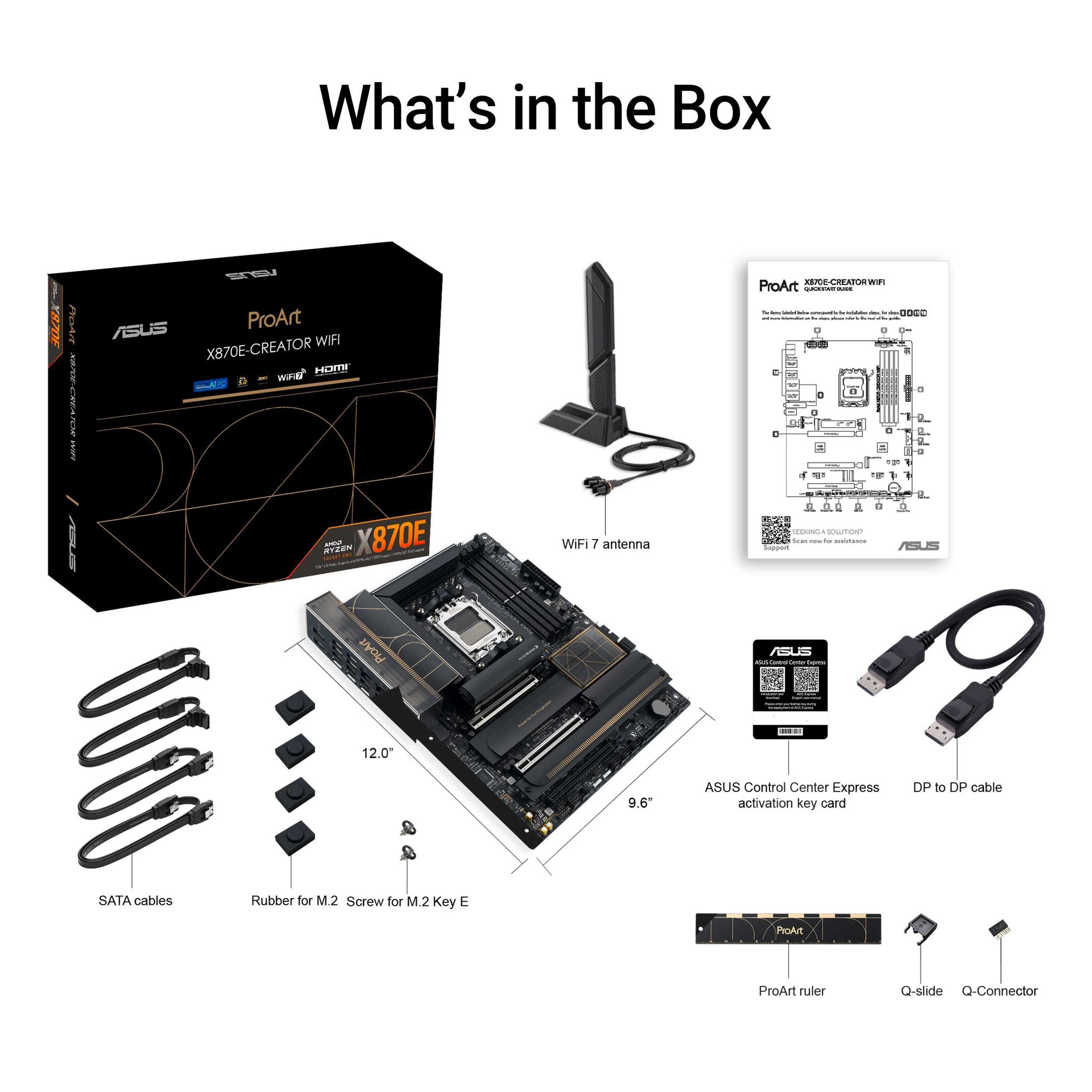 ASUS ProArt X870E Creator WiFi D5 (AM5, ATX) Mainboard ASUS 