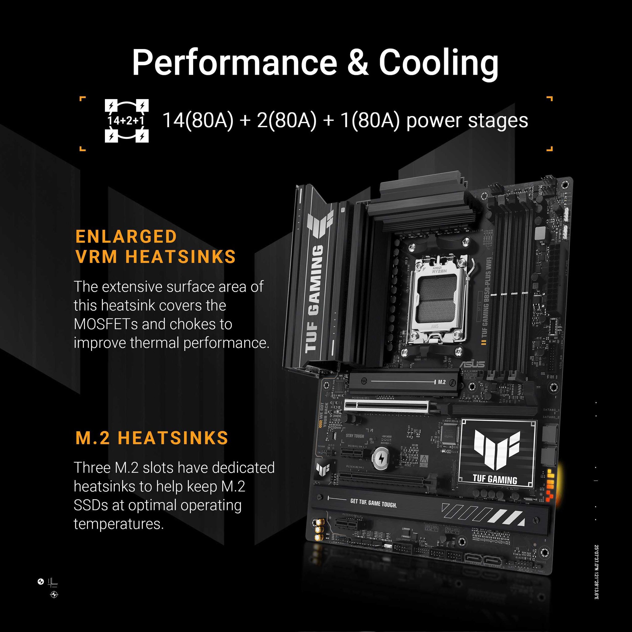 ASUS TUF Gaming B850 Plus WiFi D5 (AM5, ATX) Mainboard ASUS 