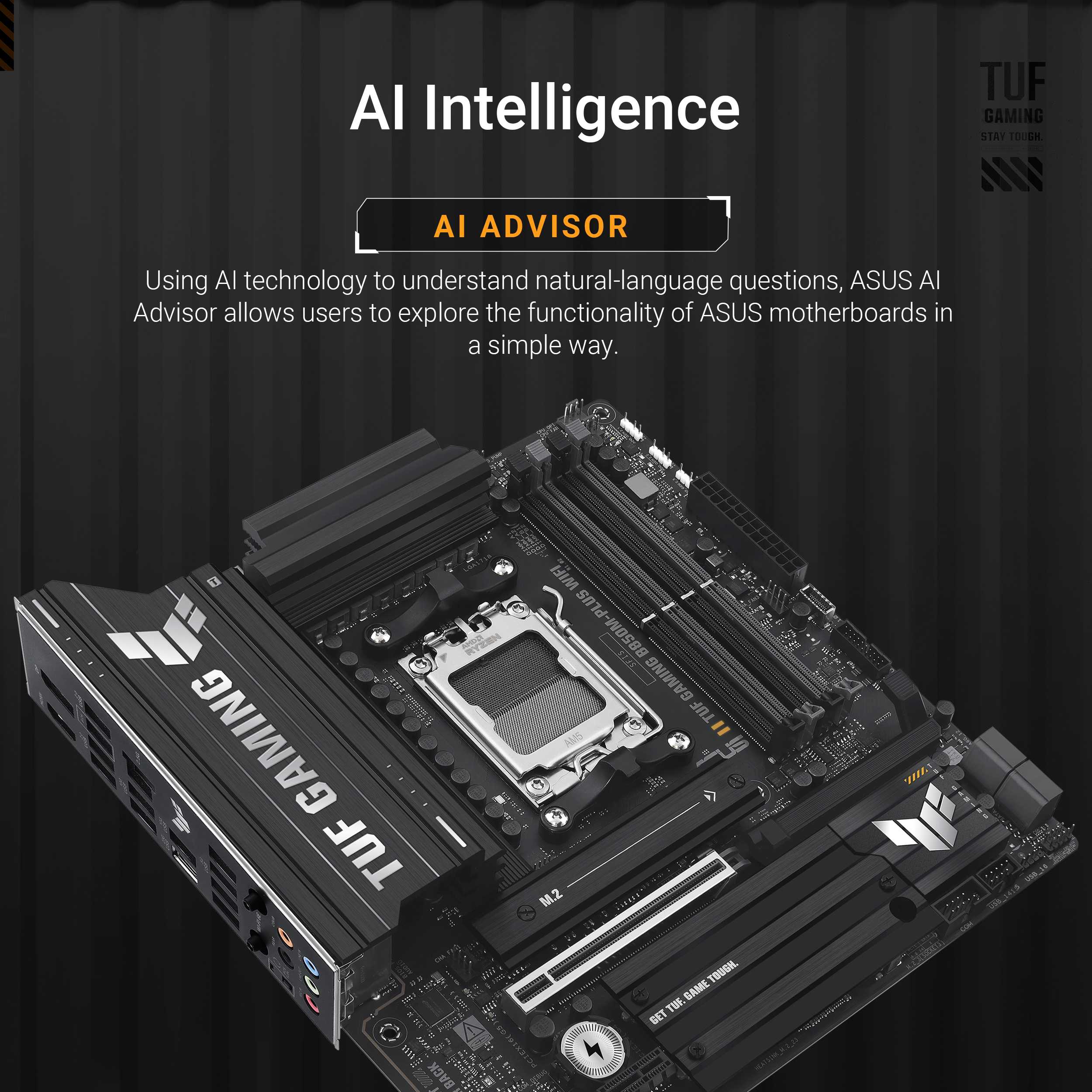 ASUS TUF Gaming B850M Plus WiFi D5 (AM5, Micro-ATX) Mainboard ASUS 