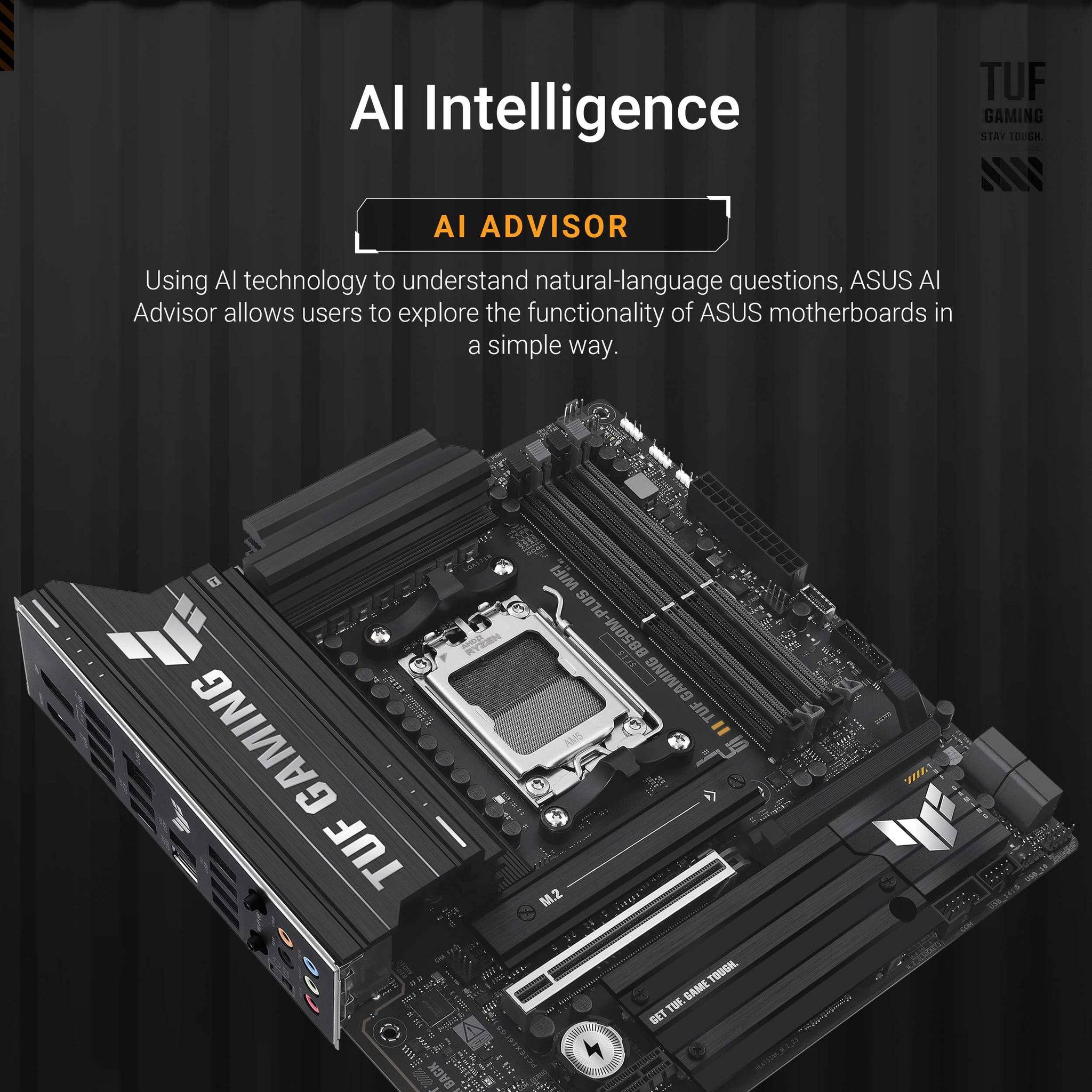 ASUS TUF Gaming B850M Plus WiFi D5 (AM5, Micro-ATX) Mainboard ASUS 