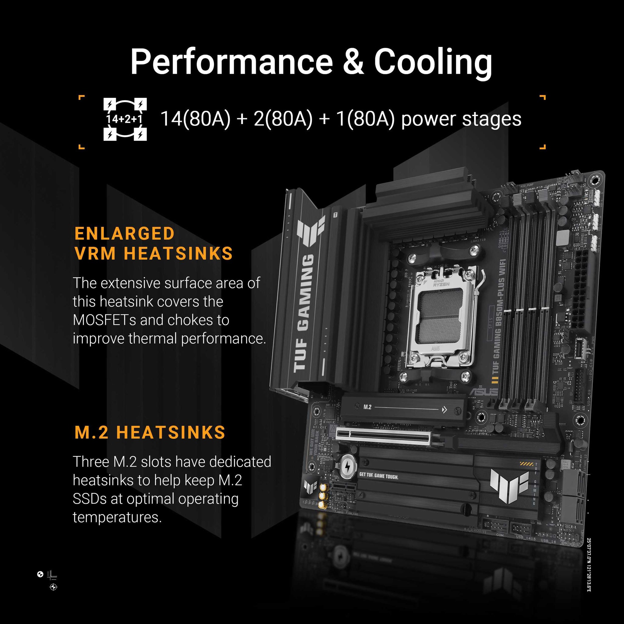 ASUS TUF Gaming B850M Plus WiFi D5 (AM5, Micro-ATX) Mainboard ASUS 