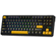 AULA F87 Thunder Black Wireless (Mechanical, TKL, Gray Wood V3 Switch)