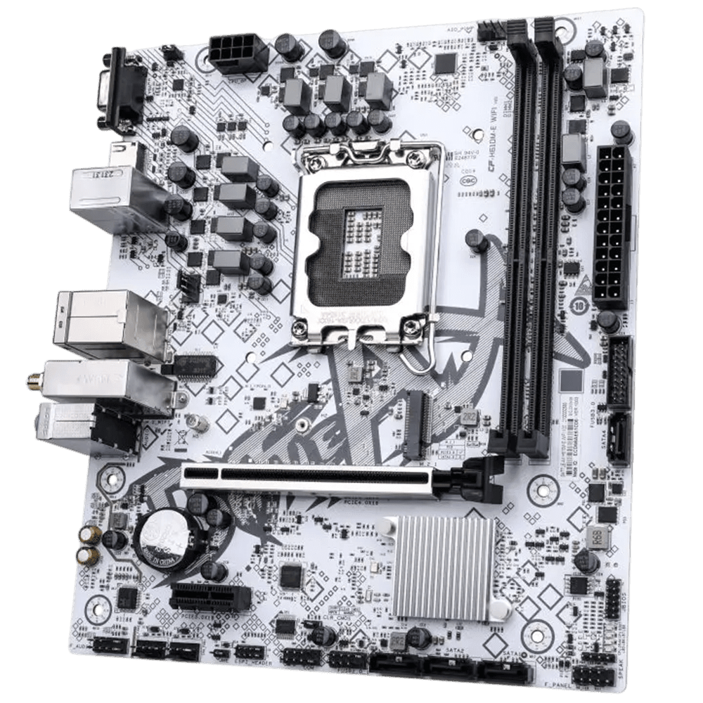 Colorful BATTLE-AX H610M-E WIFI V20 White (LGA 1700, Micro-ATX) Mainboard Colorful 