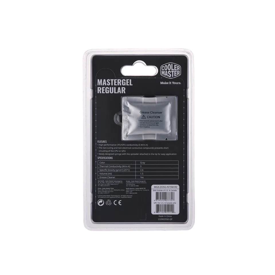 Cooler Master MasterGel Regular Thermal Grease Thermal Compound Cooler Master 