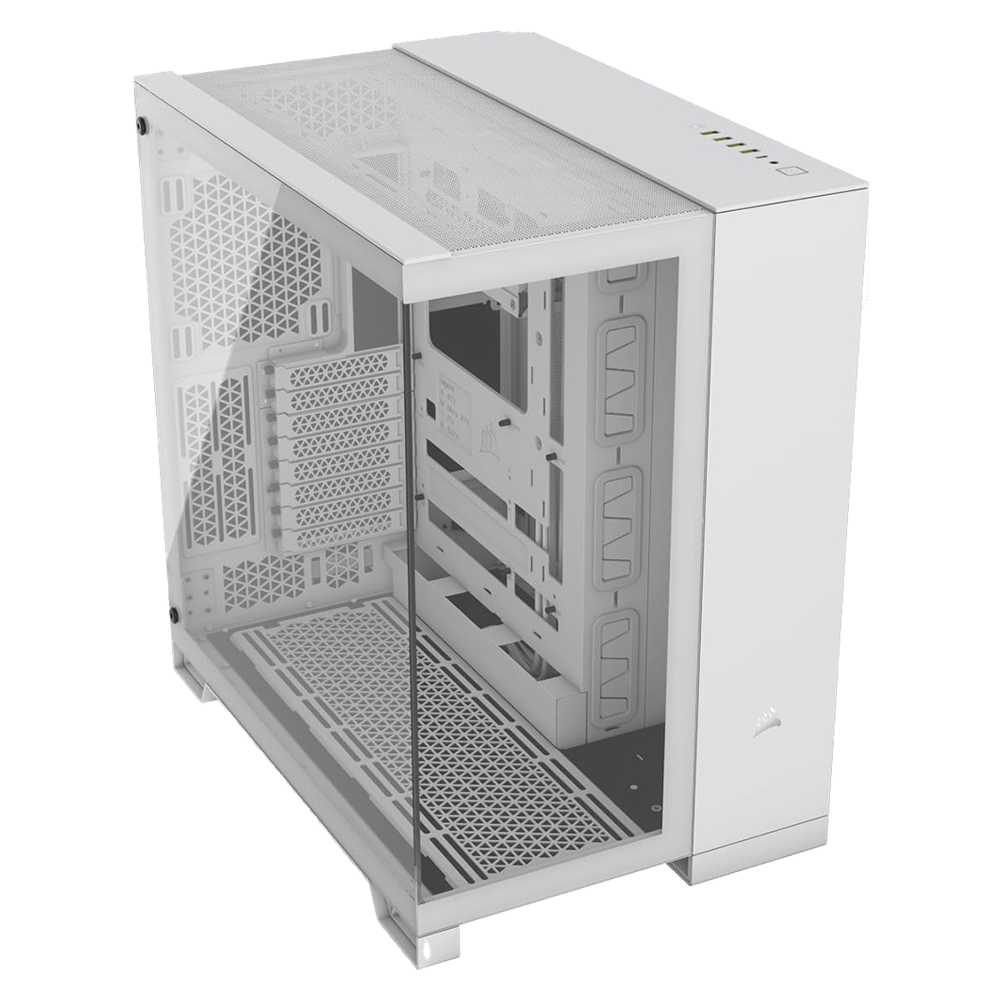 CORSAIR 6500X White ATX Chassis (Back-connector Support) Chassis CORSAIR 