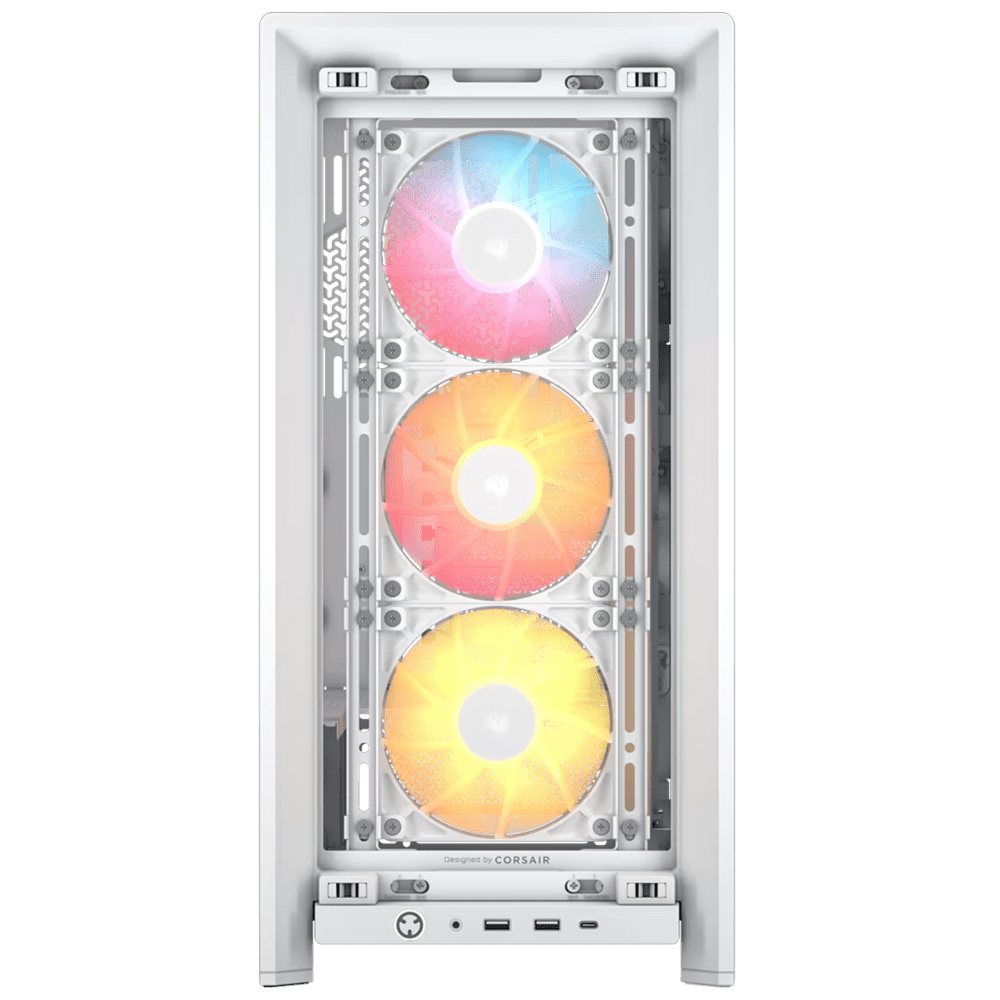 CORSAIR FRAME 4000D RS ARGB Modular White 3F (E-ATX, Dual 360mm Radiator, GPU Holder) Chassis CORSAIR 