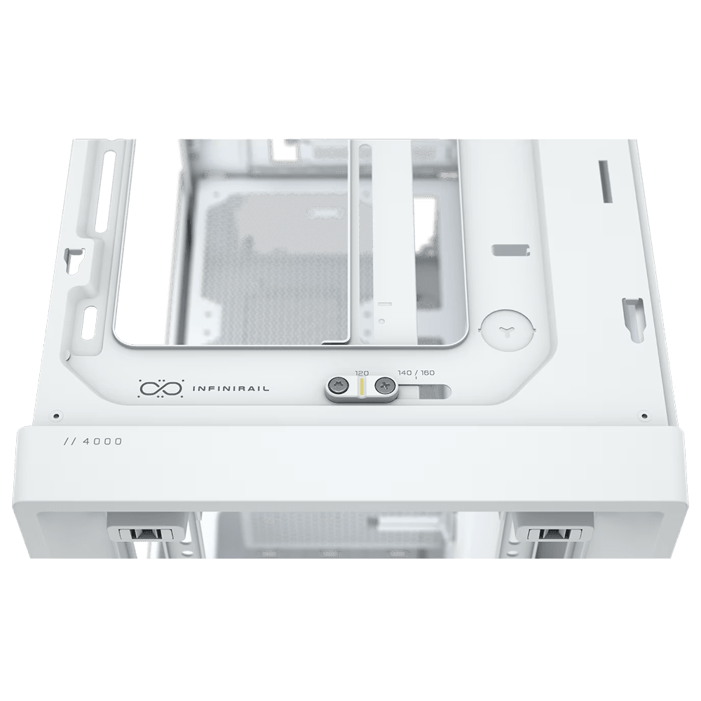 CORSAIR FRAME 4000D RS ARGB Modular White 3F (E-ATX, Dual 360mm Radiator, GPU Holder) Chassis CORSAIR 