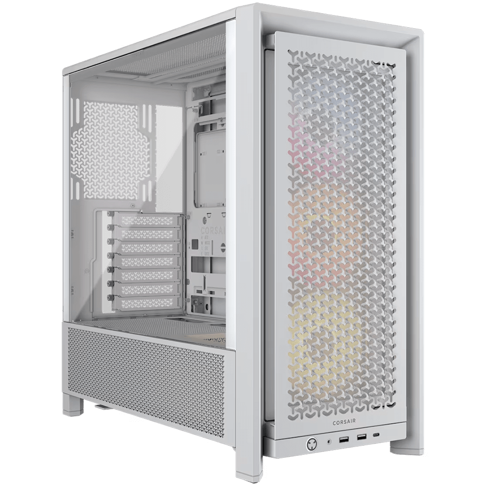 CORSAIR FRAME 4000D RS ARGB Modular White 3F (E-ATX, Dual 360mm Radiator, GPU Holder) Chassis CORSAIR 