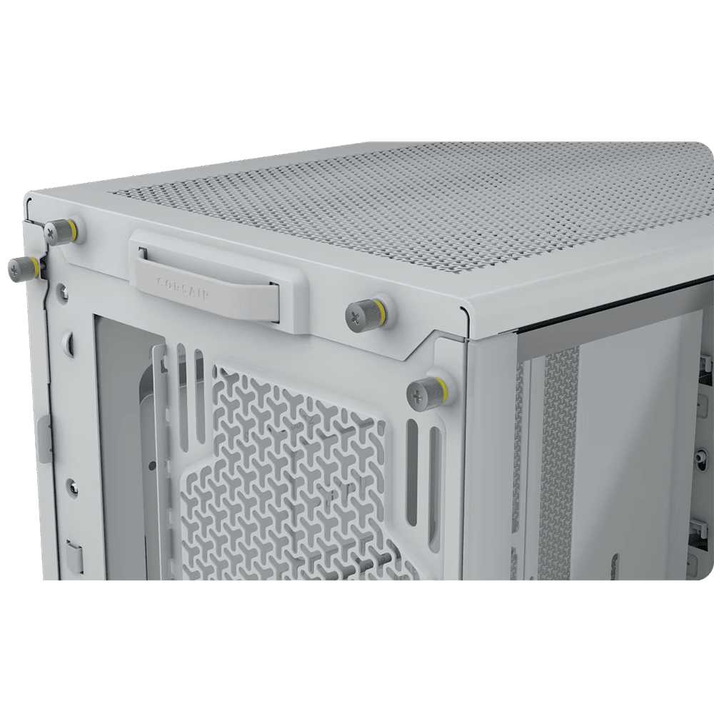 CORSAIR FRAME 4000D RS ARGB Modular White 3F (E-ATX, Dual 360mm Radiator, GPU Holder) Chassis CORSAIR 
