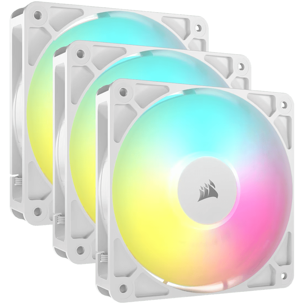 CORSAIR RS120 ARGB 120 White (3-pack) Chassis Fan CORSAIR 