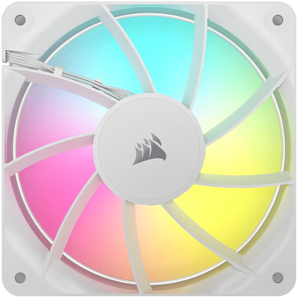 CORSAIR RS120 ARGB 120 White Chassis Fan CORSAIR 
