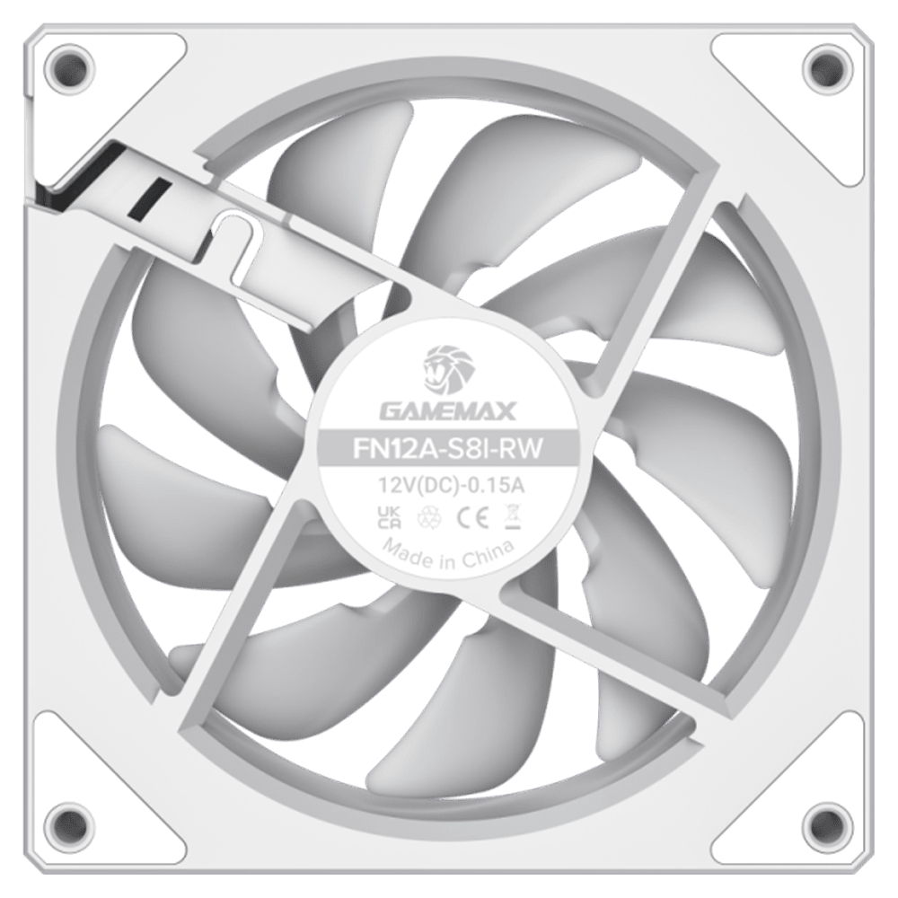 GameMax FN12A‑S8I‑RW Reverse Fans GameMax 