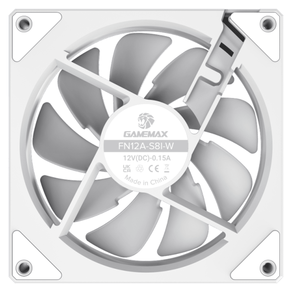 GameMax FN12A‑S8I-W Fans GameMax 