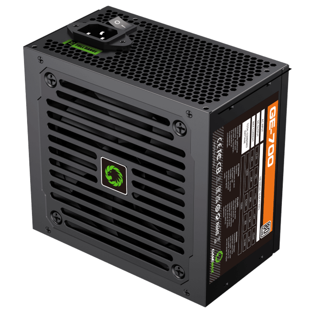 GameMax GE-700 Black 80Plus White PSU GameMax 