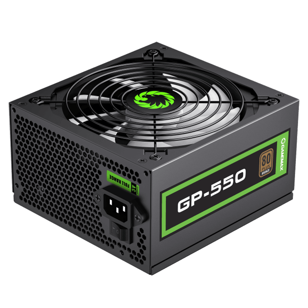 GameMax GP‑550 BK 80 Plus Bronze PSU GameMax 