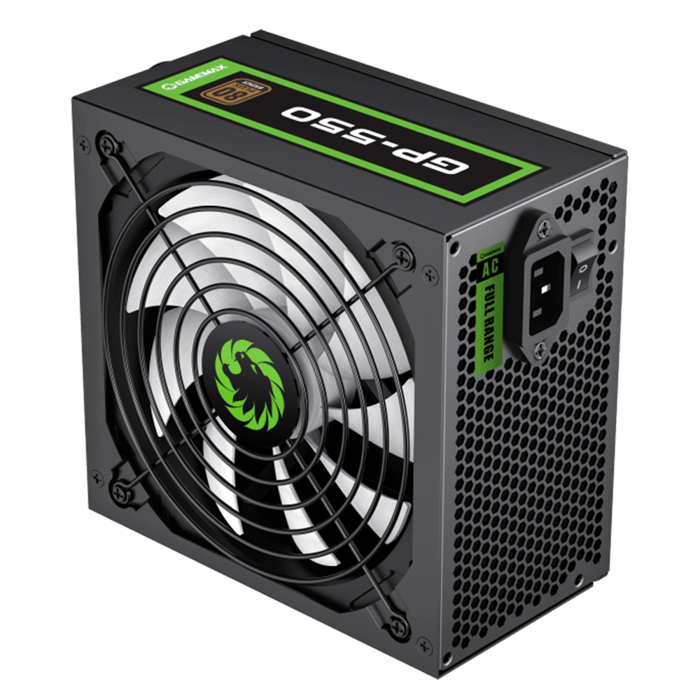 GameMax GP‑550 BK 80 Plus Bronze PSU GameMax 