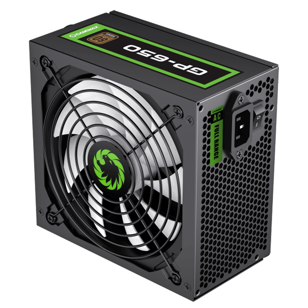GameMax GP‑650 BK 80 Plus Bronze PSU GameMax 