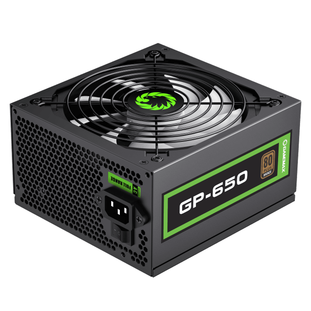GameMax GP‑650 BK 80 Plus Bronze PSU GameMax 