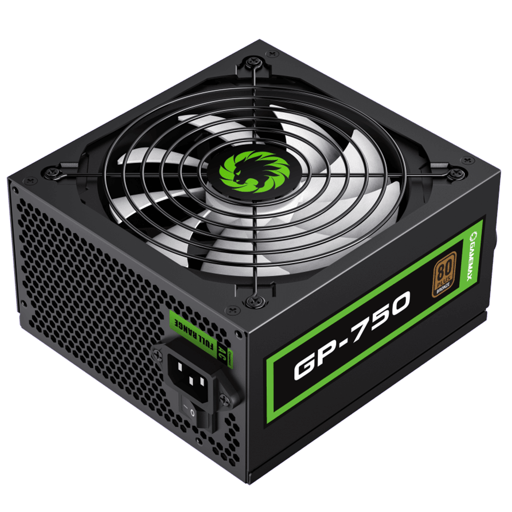 GameMax GP‑750 BK 80 Plus Bronze PSU GameMax 