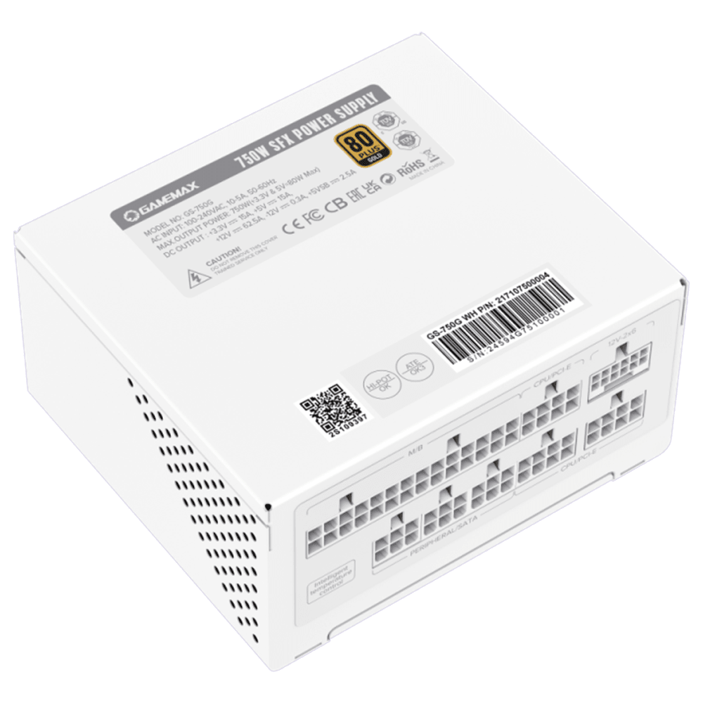 GameMax GS-750G WH SFX 80Plus Gold PSU GameMax 