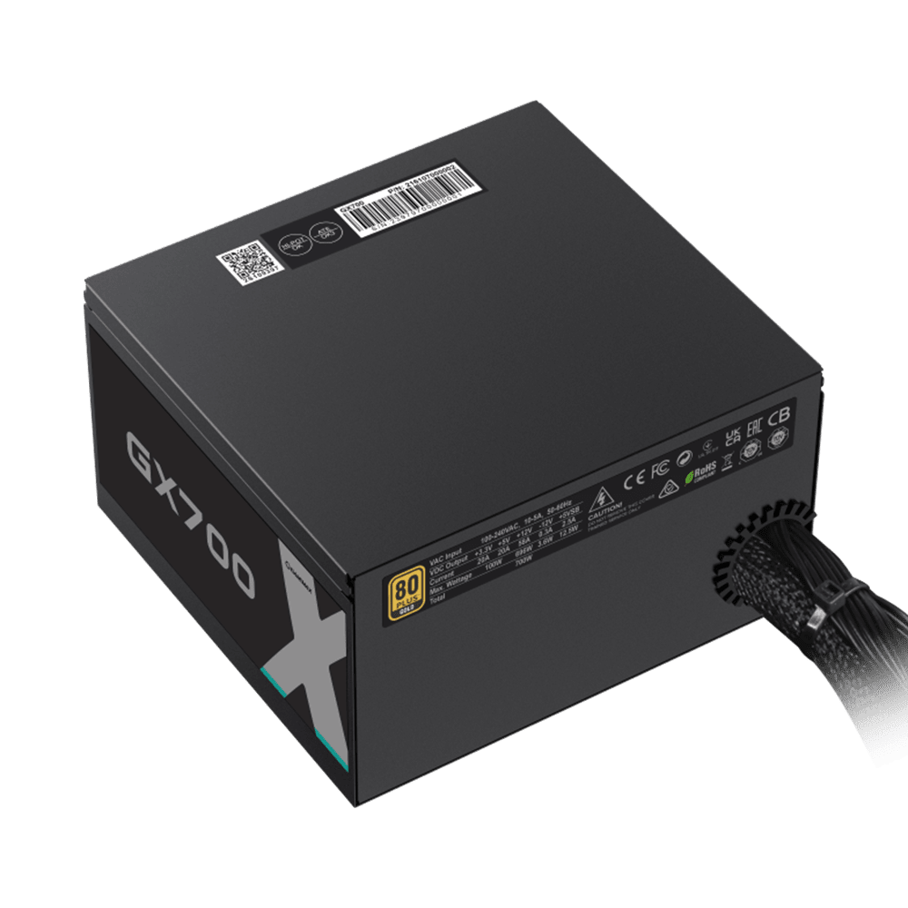 GameMax GX‑700 BK 80 Plus Gold PSU GameMax 