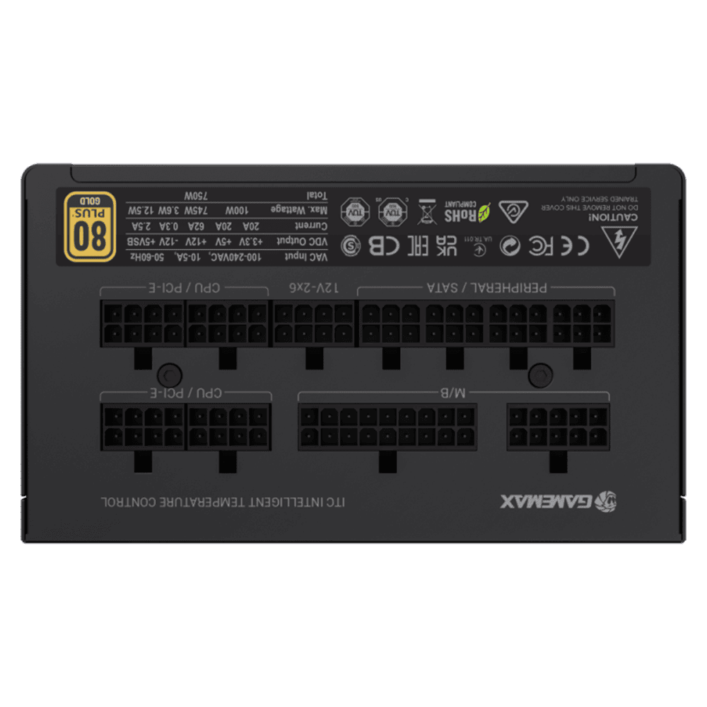 GameMax GX-750 PRO BK 80Plus Gold PSU GameMax 