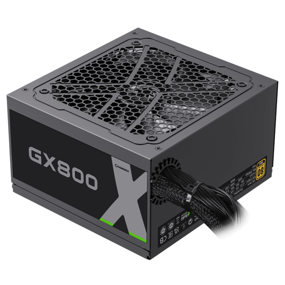 GameMax GX‑800 BK 80 Plus Gold PSU GameMax 