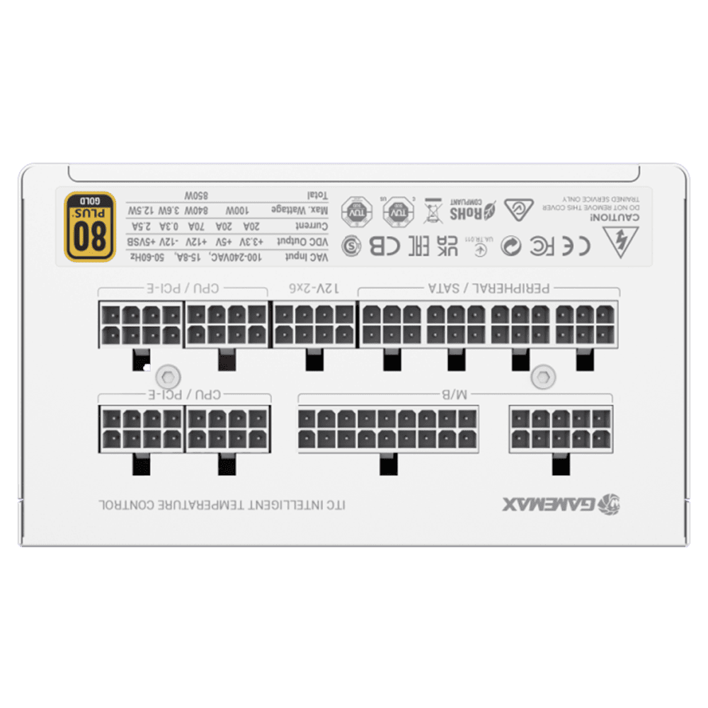GameMax GX-850 PRO WH 80Plus Gold PSU GameMax 