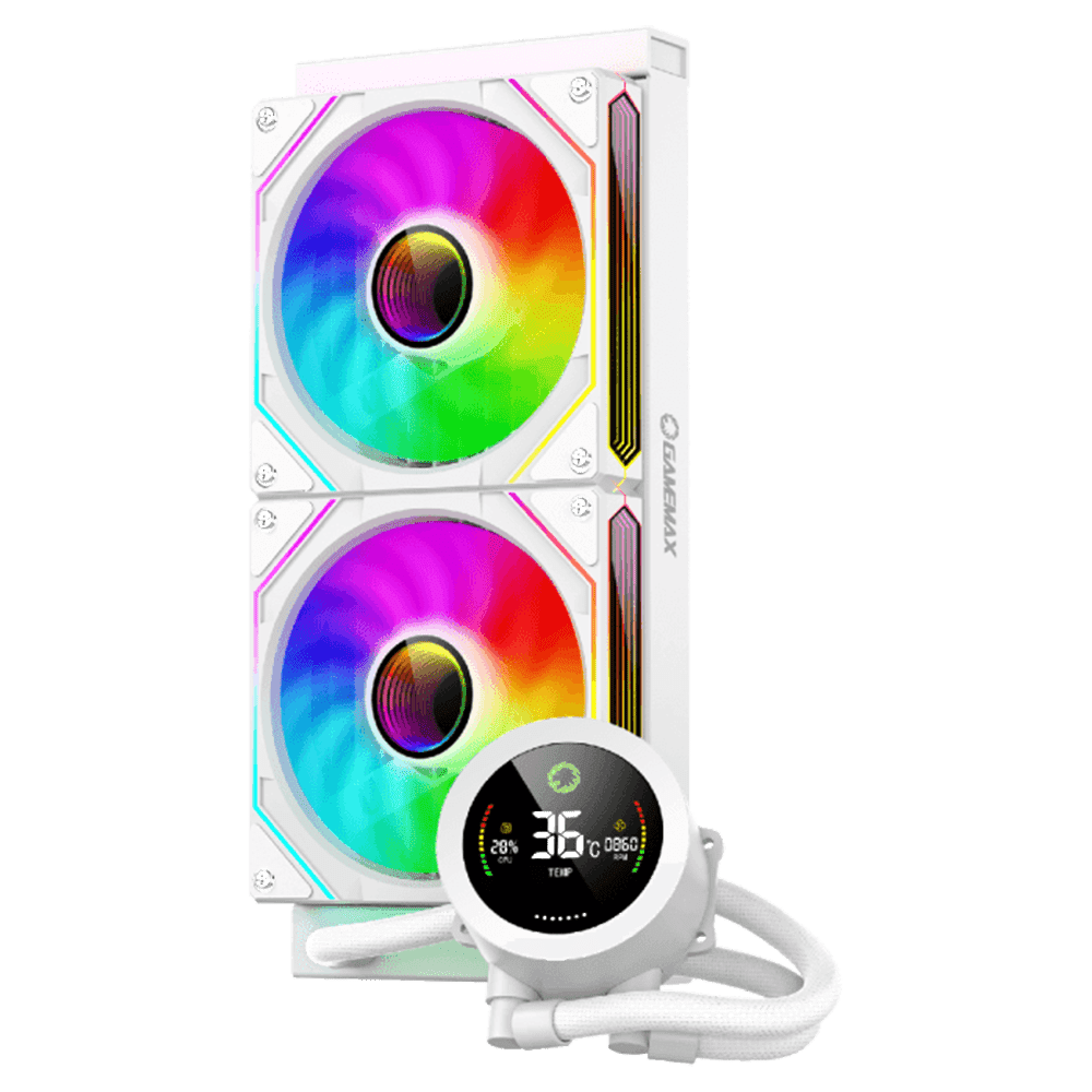 GameMax IceBurg 240 Digital White Cooler GameMax 