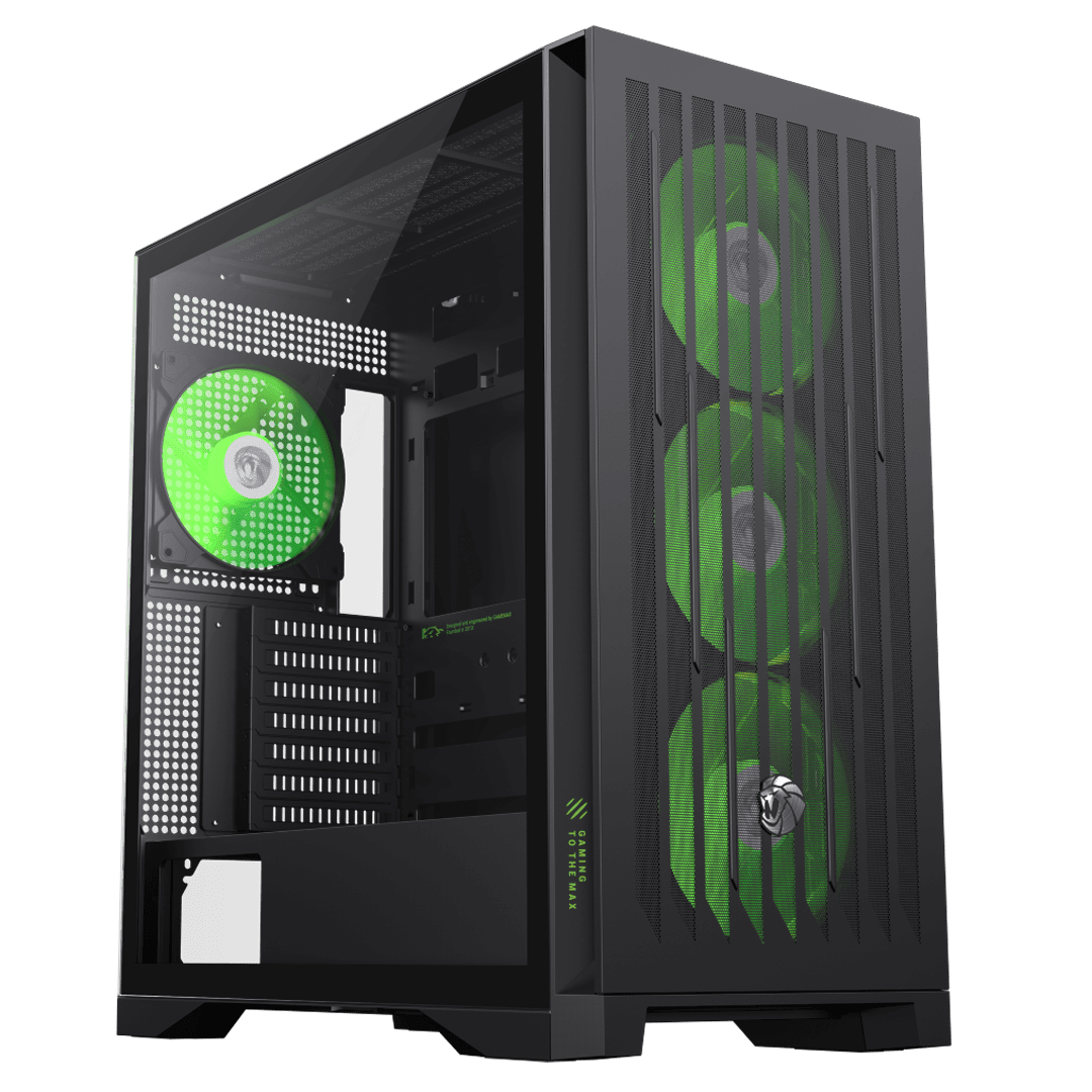 GAMEMAX LEADER 2 4F (E-ATX, Top 360mm Radiator, PCIe 4.0 Riser Cable) Chassis GAMEMAX 
