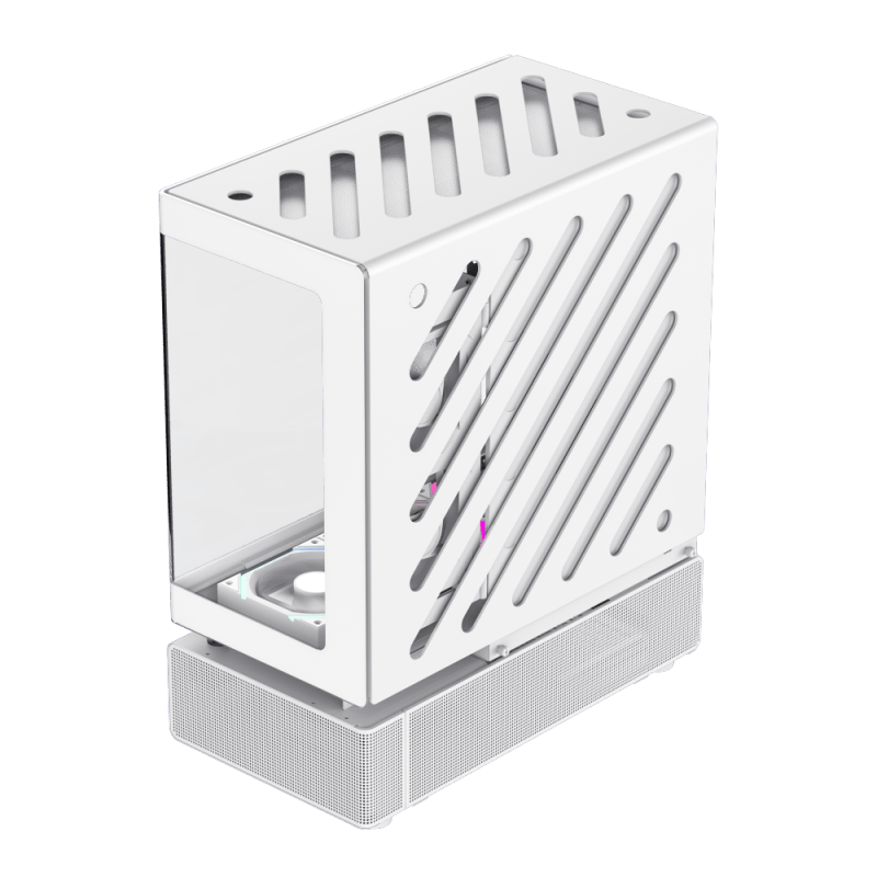 GameMax N80 6F White (ATX, Curved Glass Design) Chassis GameMax 