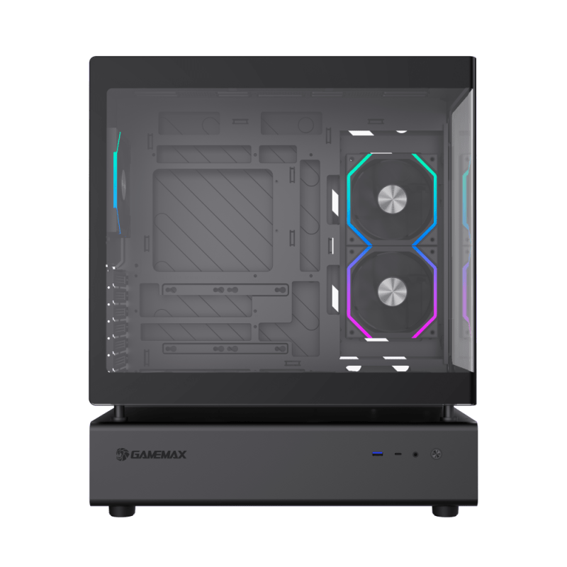 GameMax N80 (ATX, Curved Glass Design) Chassis GameMax 